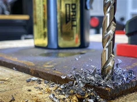 how to drill hard metal